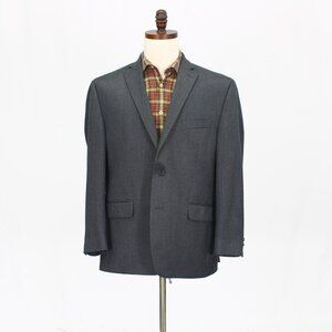 Michael Kors 44S Gray Blazer Sport Coat Jacket 2-Button Herringbone Y544
